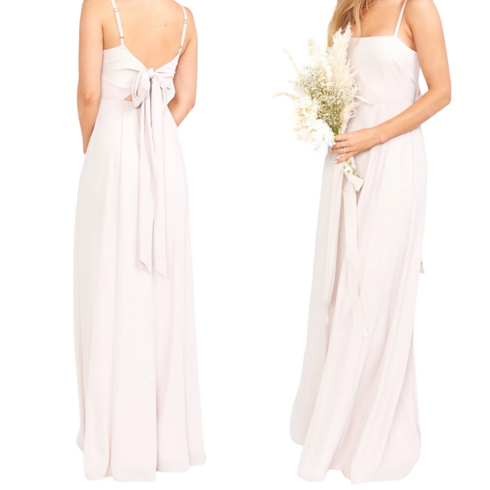 Show Me Your Mumu | Lauren Tie Back Maxi Bridesmaids Dress Size XXL